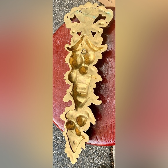 1966 Mid Century Vintage SYROCO Gold Tone Decorative Wall Hanging - Picture 5 of 12